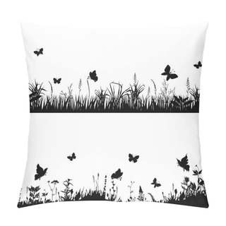 Personality  Silhouette Meadows Pillow Covers