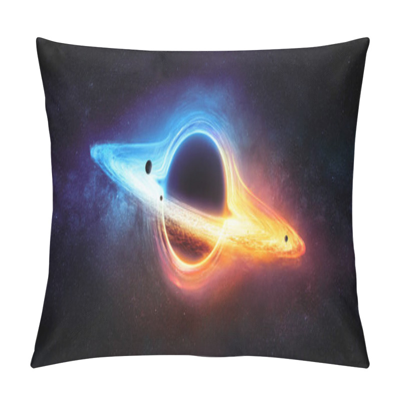 Personality  Black Hole In Milky Way Pillow Covers