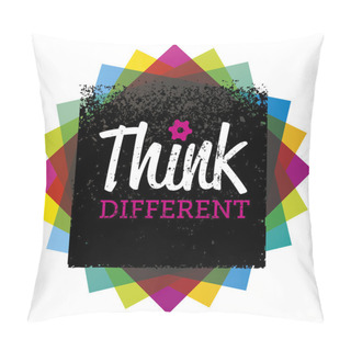 Personality  Think Different Creative Design Element Pillow Covers