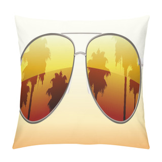 Personality  Cool Sunglasses Pillow Covers