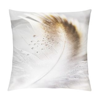 Personality Close Up Of A Feather Pillow Covers