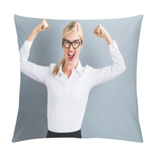 Personality  Powerful Young Woman Pillow Covers
