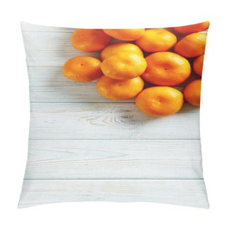 Personality  Ripe Mandarins On  Table Pillow Covers