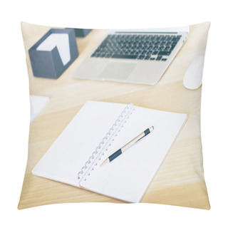 Personality  Table With Keyboard And Copybook Pillow Covers