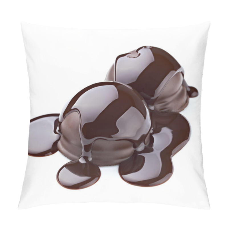 Personality  chocolate syrup and cake sweet dessert food pillow covers