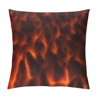 Personality  Abstract Background, Magma Pillow Covers