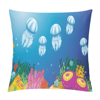 Personality  Underwater Creatures Pillow Covers