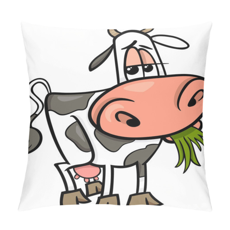 Personality  Cow Farm Animal Cartoon Illustration Pillow Covers