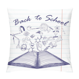 Personality  Back To School Background Pillow Covers