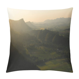 Personality  High Resolution Panorama From Szczeliniec Wielki Viewpoint At Sunset I Pillow Covers