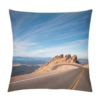 Personality  Street Down From Pikes Peak Summit Pillow Covers