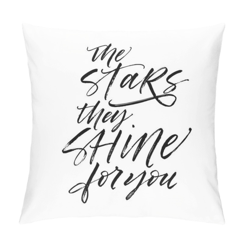 Personality  The stars they shine for you card.  pillow covers