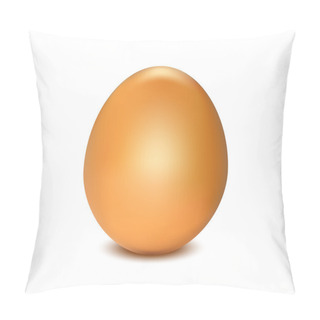 Personality  Standing Straight Brown Chicken Egg Pillow Covers