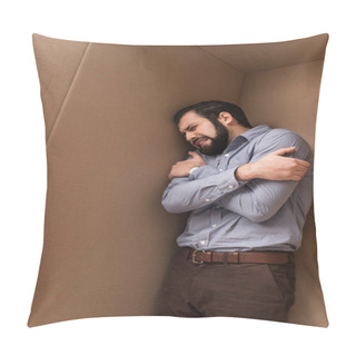 Personality  Depressed Crying Man Pillow Covers