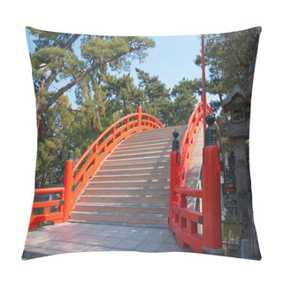 Personality  Sumiyoshi Taisha Shrine Located In Sumiyoshi, Osaka, Japan Pillow Covers