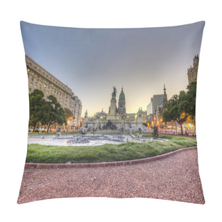 Personality  Congress Square In Buenos Aires, Argentina Pillow Covers