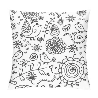 Personality  Seamless Doodles Pillow Covers