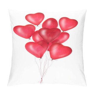 Personality  Group Of Red Heart Balloons Pillow Covers