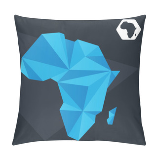 Personality  Abstract Map Of Africa Pillow Covers