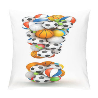 Personality  Exclamation Mark, Gaming Balls Alphabet Pillow Covers