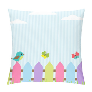 Personality  Bird And Butterflies Pillow Covers