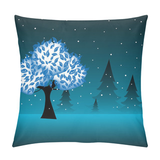Personality  Winter Tree Pillow Covers