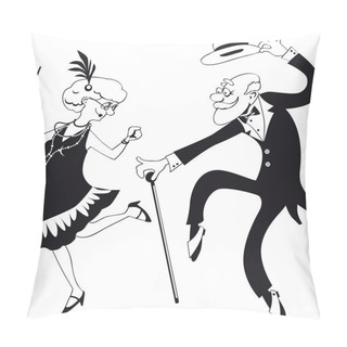 Personality  The Charleston Dancing Pillow Covers