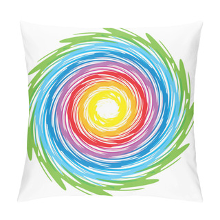 Personality  Rainbow Colors Pillow Covers