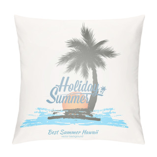 Personality  Print For T-shirt And Poster Summer Party Pillow Covers