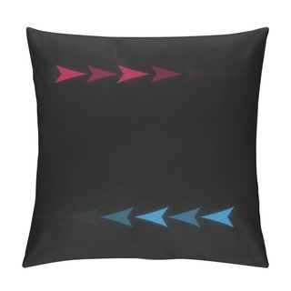 Personality  Vertical Arrow On Off-loop Animation In High Resolution. Animated Trendy Arrows In Vertical Resolution. High-quality Trending Arrow Disappearing Or Acceleration Illustration. Pillow Covers