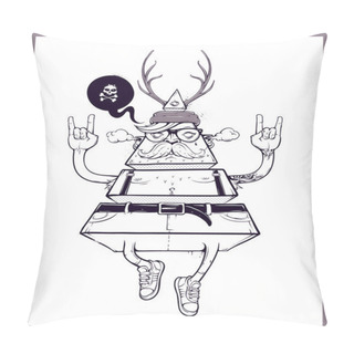 Personality  Hand-drawn Triangle Hipster Pillow Covers