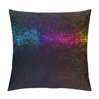 Personality  Multicolor Abstract Lights Disco Background Pillow Covers