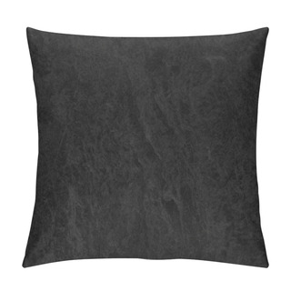 Personality  Black Stone Background. Dark Gray Texture Close Up High Quality May Be Used Blank For Design. Copy Space Pillow Covers