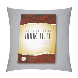 Personality  Modern Vector Book Cover Template Pillow Covers