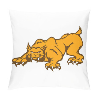 Personality  Tiger Cartoon Character Illustration  Pillow Covers