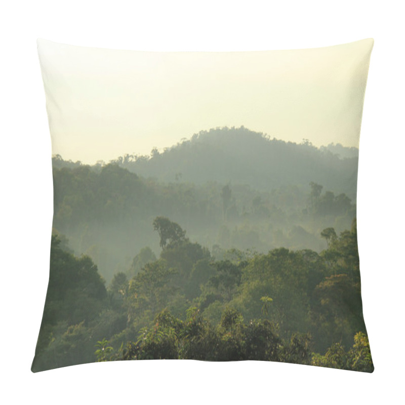 Personality  Rainforest Morning Mist Pillow Covers