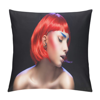 Personality  Beauty Makeup Pillow Covers