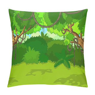 Personality  Tropical Forest Landscape Pillow Covers