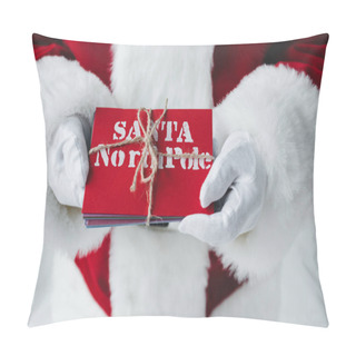 Personality  Santa Claus Holding Letters Pillow Covers