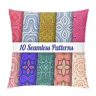 Personality  Set Of 10 Abstract Patterns Pillow Covers