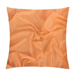 Personality  Orange Linen Texture Pillow Covers