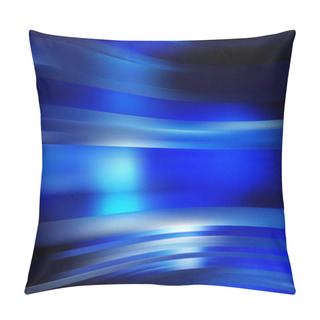 Personality  Blue Electric Light Background Pillow Covers