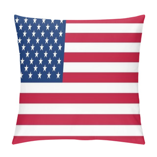 Personality  USA Flag Standard Pillow Covers