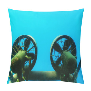 Personality  Propellers Of Submarine Pillow Covers