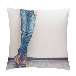 Personality  Man's Legs Pillow Covers