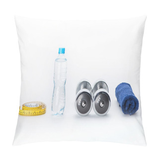 Personality  Sports Equipment Isolated On White Pillow Covers