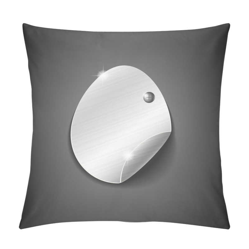 Personality  Vector metal badge,  vector illustration   pillow covers