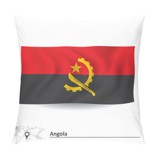 Personality  Flag Of Angola Pillow Covers