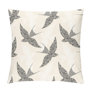 Personality  Swallow Seamless Pattern Pillow Covers