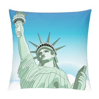 Personality  Statue Liberty Pillow Covers